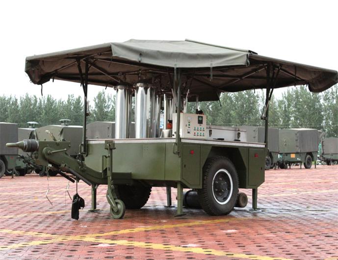 L'eau militaire purifiant l'eau militaire mobile de champ de remorque mobile purifient l'équipement