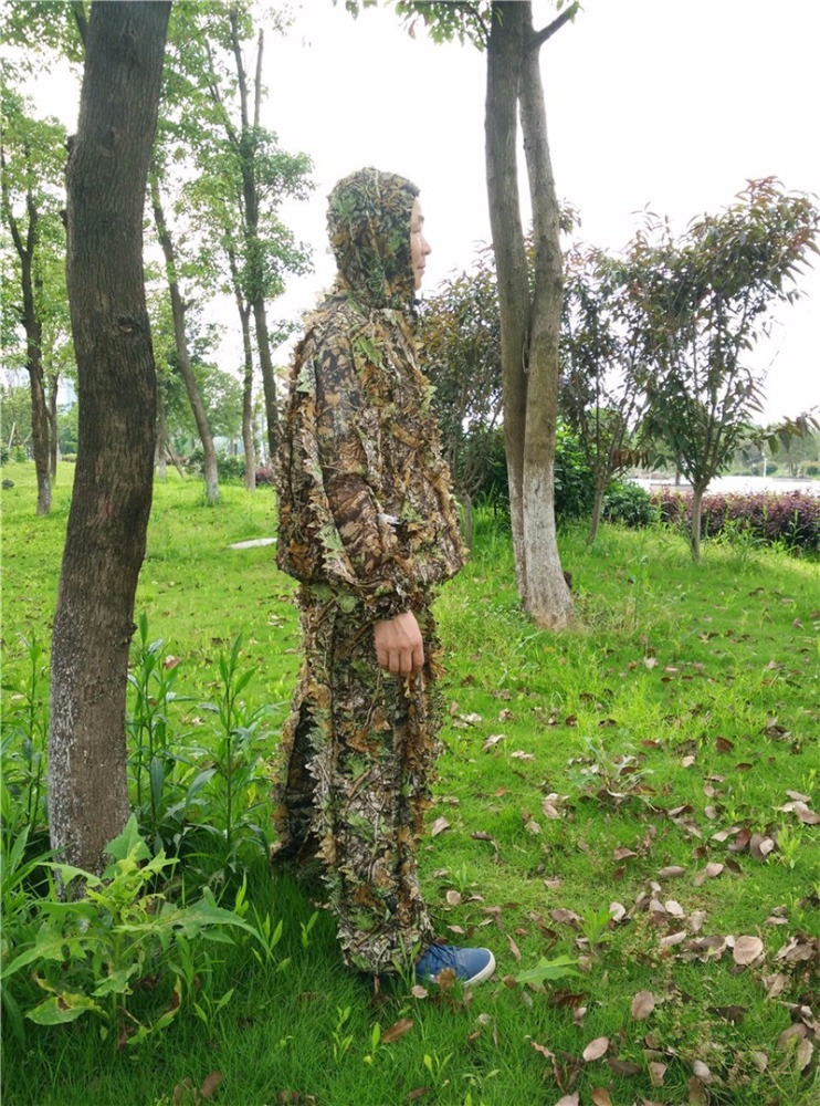 Yowie camo Ghillie Suits laisse un costume caché camouflage aveugle pour la chasse