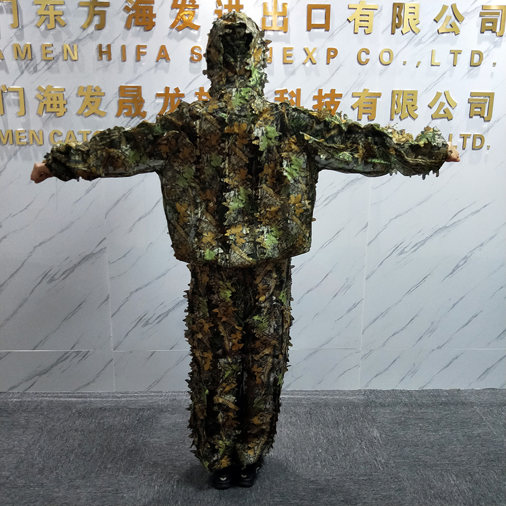 Costume de camouflage extérieur Costume Ghille pour la chasse aux activités militaires