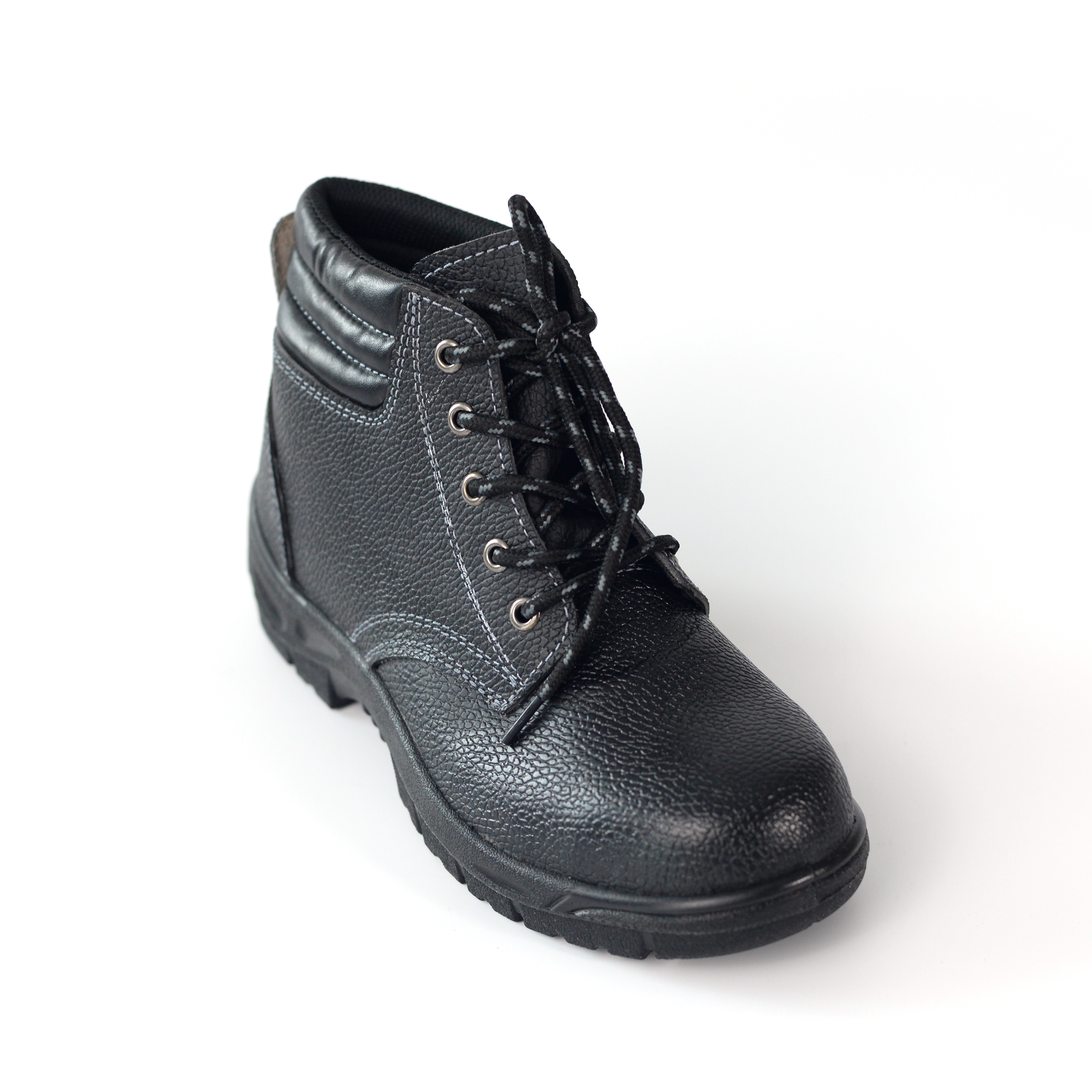 chaussures de sécurité travail embout en acier et double injection chaussures en cuir véritable sécurité