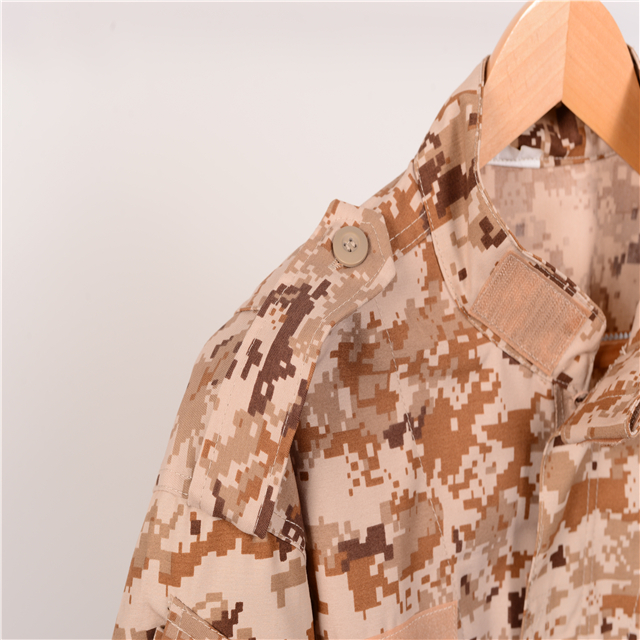 Livraison immédiate Stock rapide en gros armée tissu désert camouflage uniforme militaire militaire tactique bdu uniforme armée uniforme