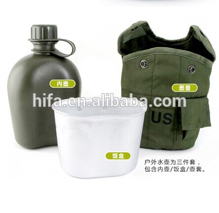 cantine en plastique bouteille d'eau de l'armée potable cantine militaire