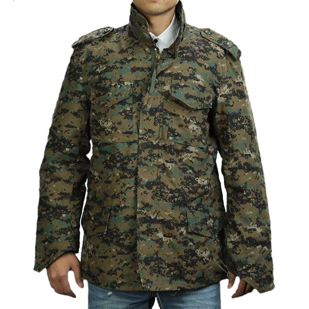 Vente chaude armée imperméable veste forestière militaire coupe-vent veste M65 veste militaire hommes